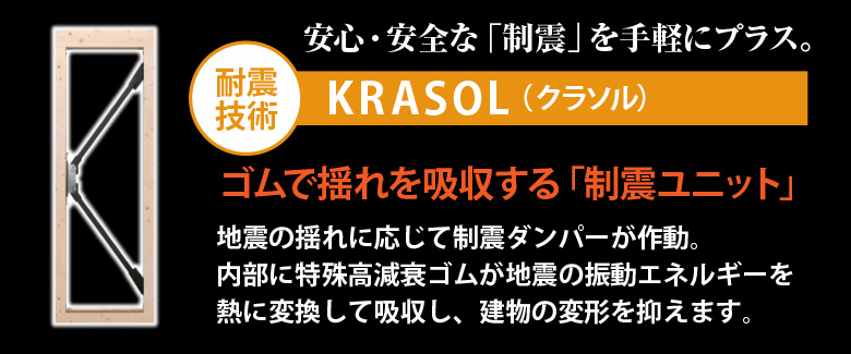 制震ダンパー「KRASOL クラソル」